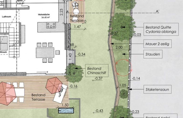 Gartenplanung mit CAD, Gartenkonzept und Pflanzplanung